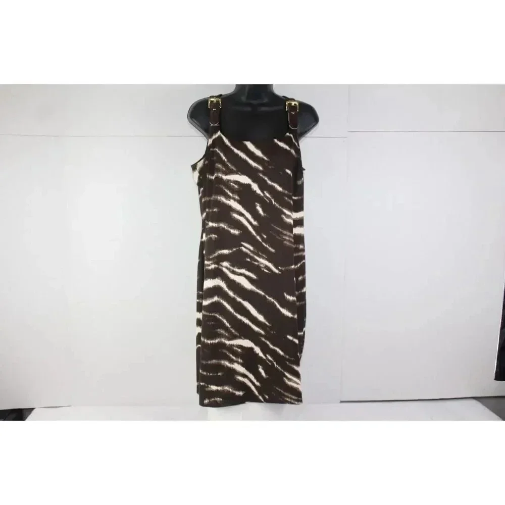 ladies MICHAEL KORS Brown Dress size L
